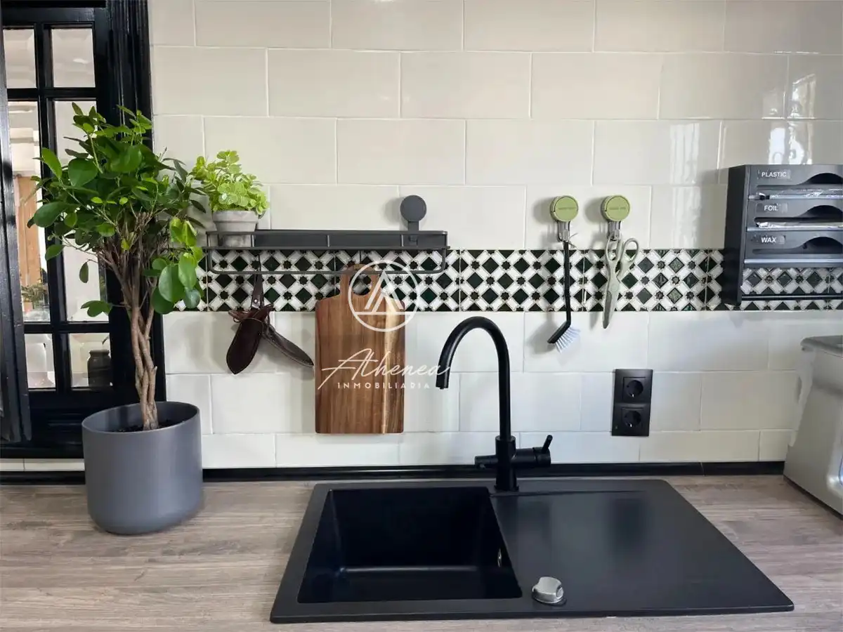 Cocina de Casa o chalet en venta en Roquetas de Mar con Aire acondicionado, Calefacción y Jardín privado