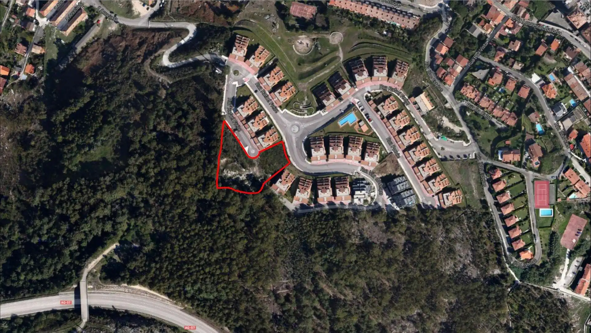 Vista exterior de Residencial en venda en Baiona