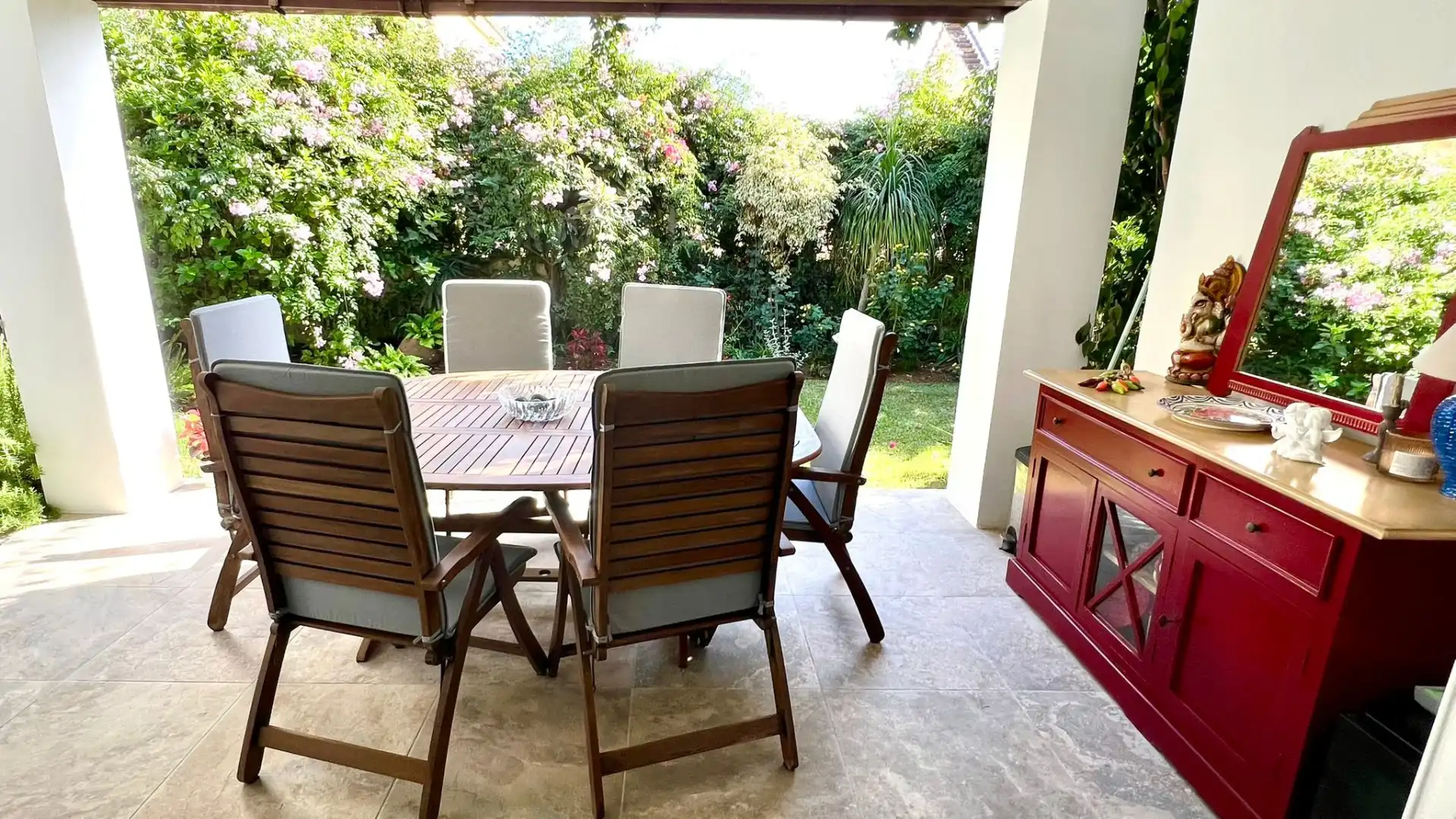 Terraza de Casa o chalet de alquiler en Marbella con Aire acondicionado, Calefacción y Jardín privado
