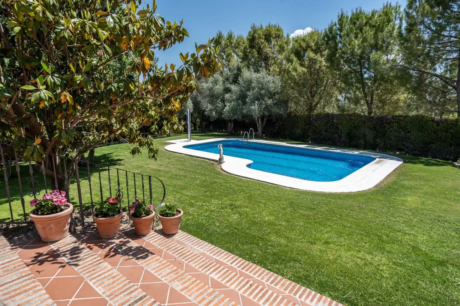 Piscina de Finca rústica en venta en Chinchón con Aire acondicionado, Calefacción y Jardín privado