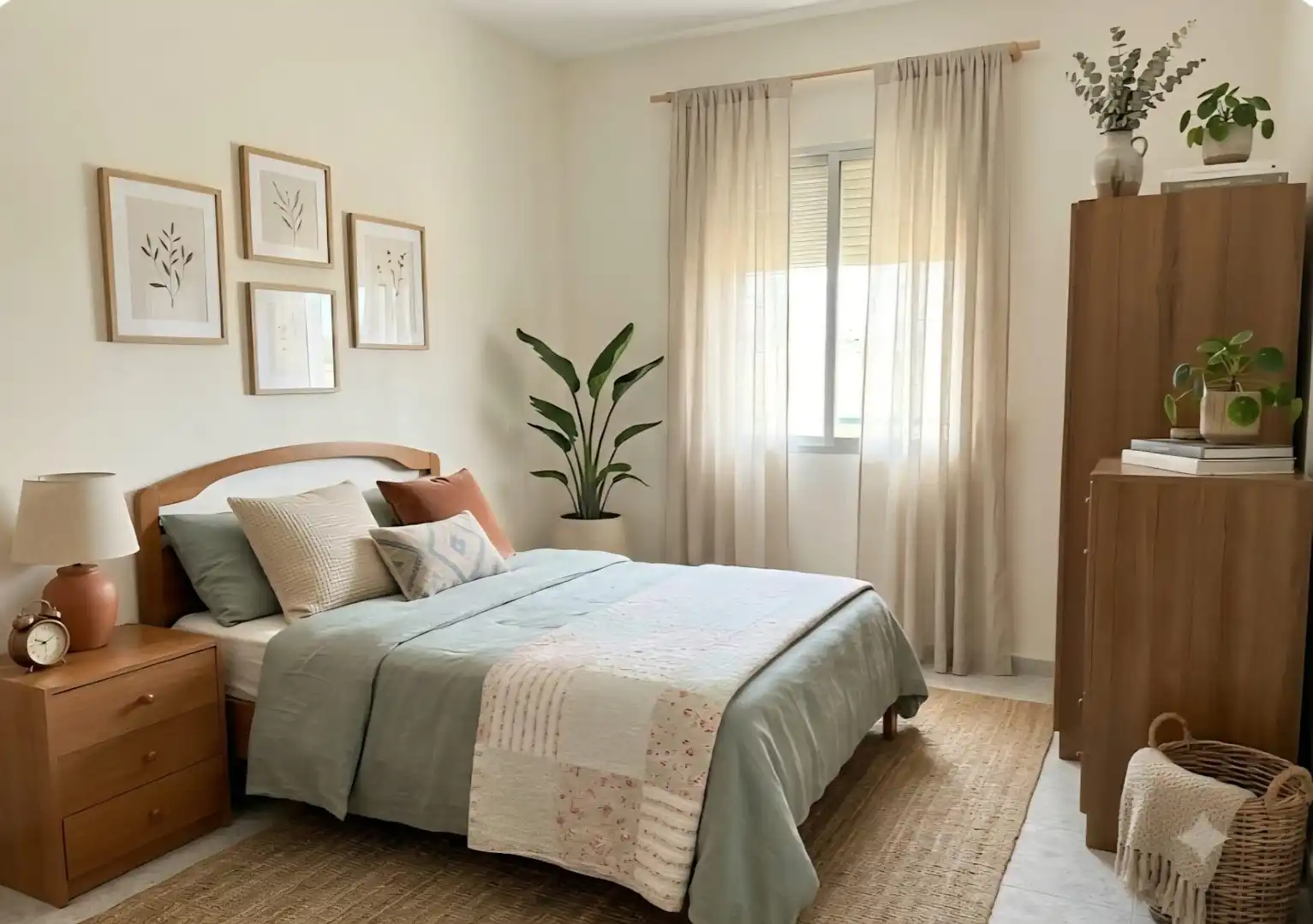 Bedroom of Flat for sale in Málaga  with Terrace, Storage room and Furnished