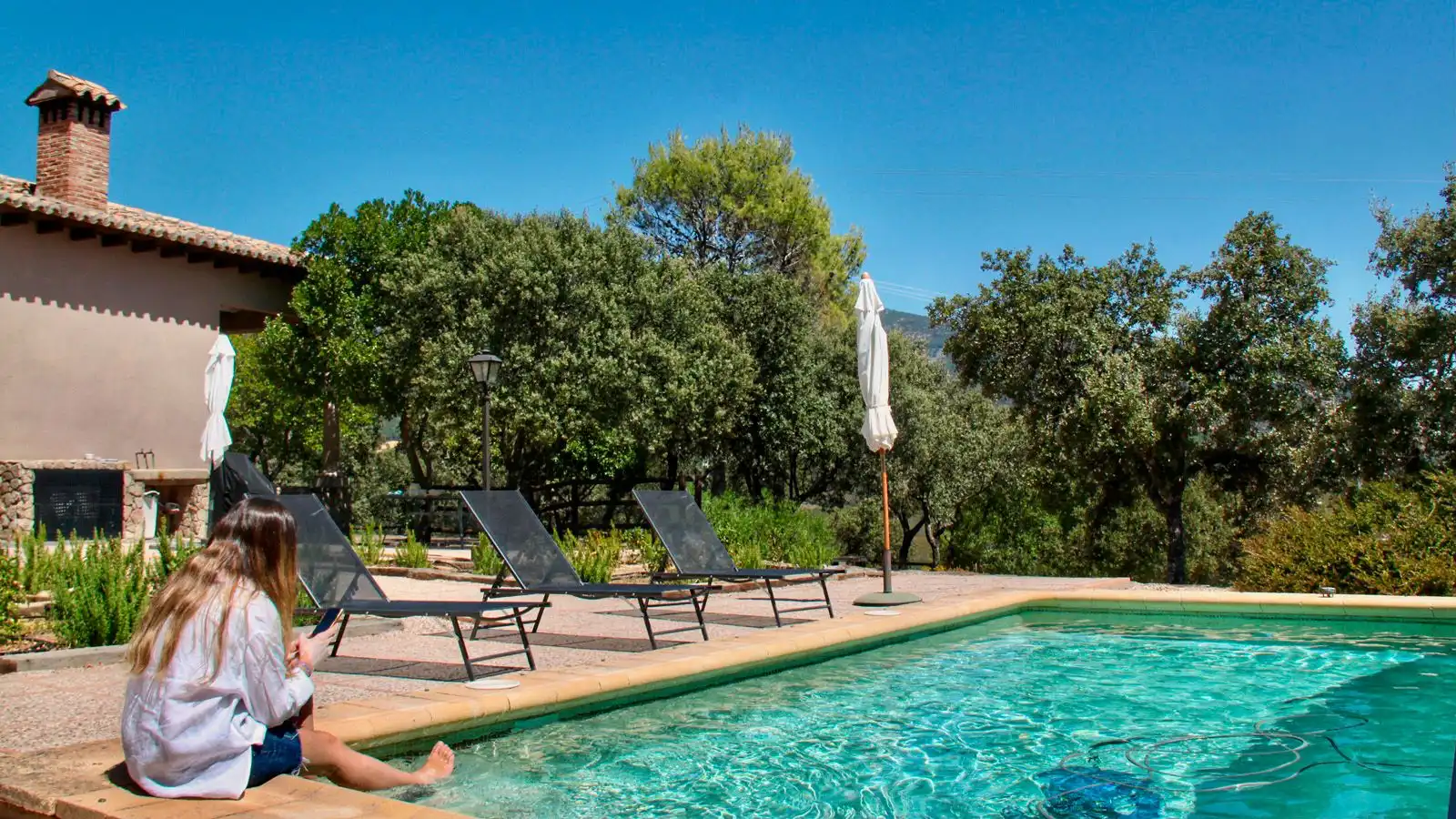 Jardín de Casa o chalet en venta en Los Navalucillos con Aire acondicionado, Calefacción y Jardín privado