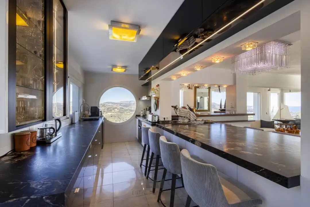 Kitchen of Flat for rent in Calpe / Calp  with Air Conditioner, Heating and Terrace