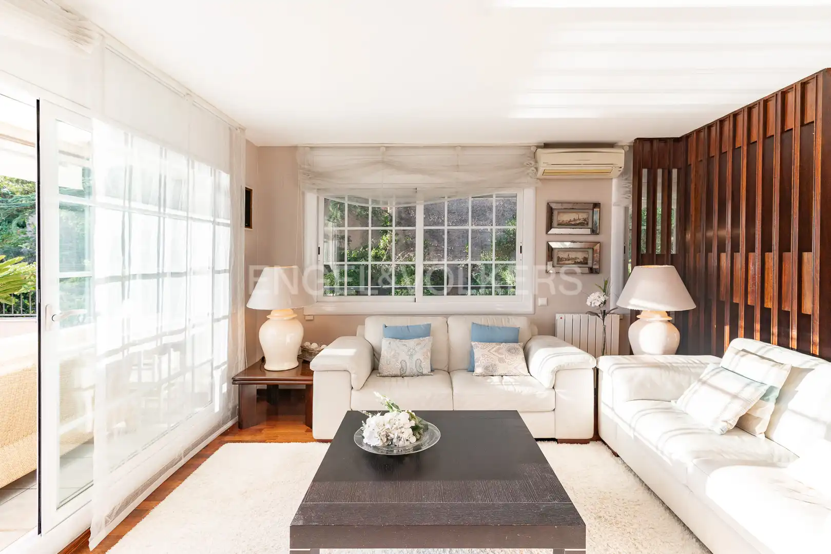 Living room of Flat for rent in Caldes d'Estrac  with Air Conditioner, Heating and Private garden