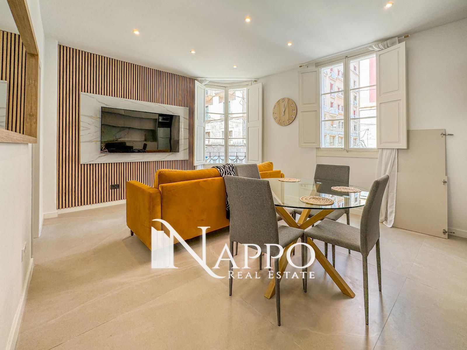 Living room of Flat to rent in  Palma de Mallorca  with Air Conditioner, Terrace and Furnished