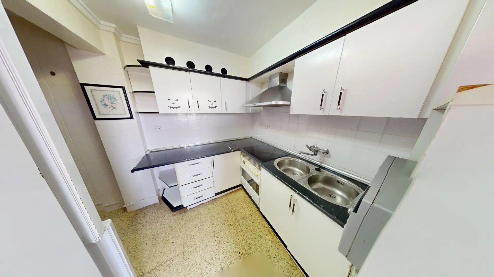Küche von Wohnung zum Verkauf in Alicante / Alacant mit Parkett, Terrasse und Möbliert