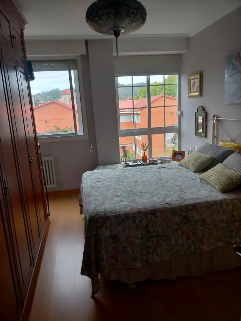 Bedroom of Flat for sale in Ourense Capital   with Heating, Parquet flooring and Storage room