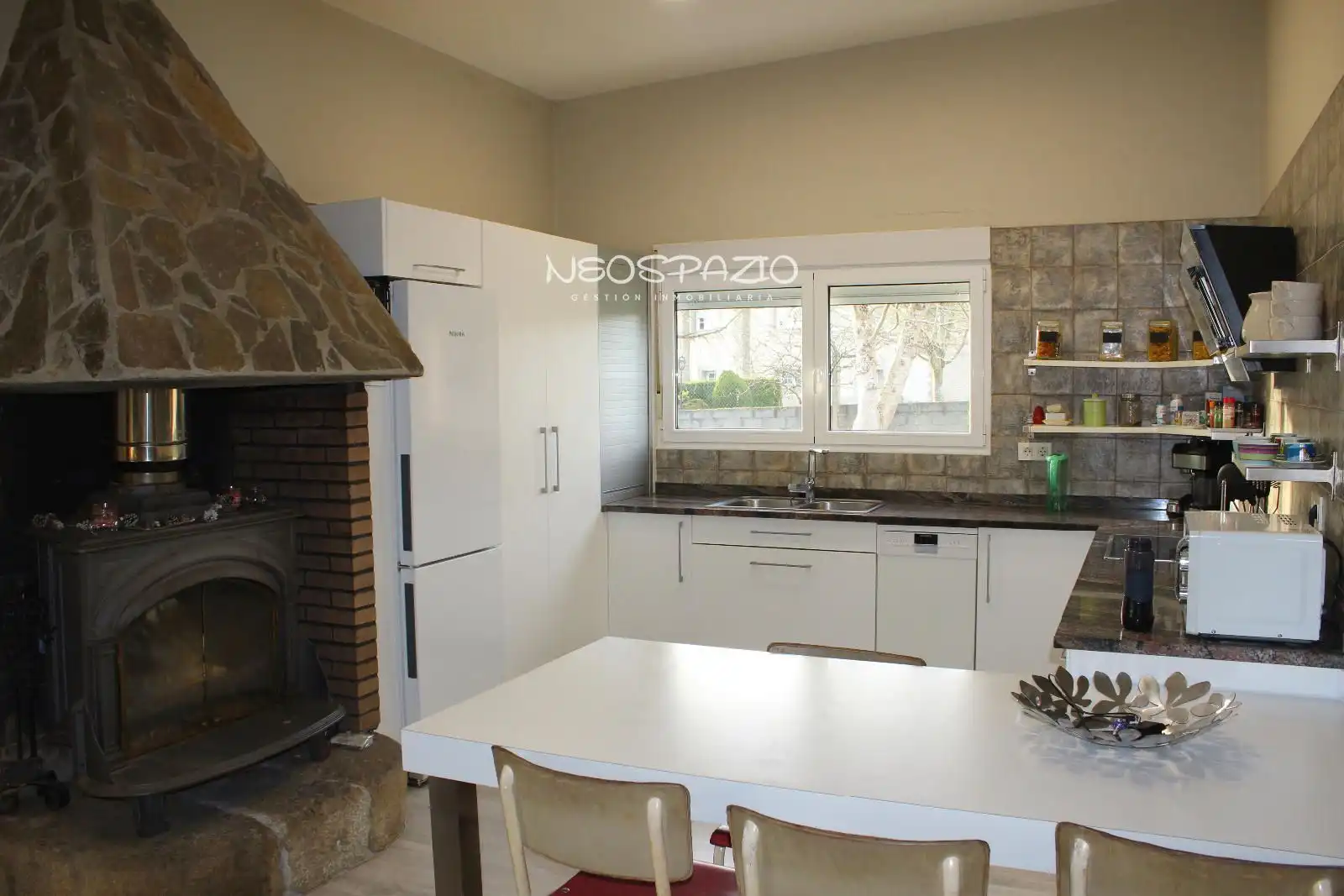 Cocina de Casa o chalet en venta en Lugo con Calefacción, Parquet y Trastero