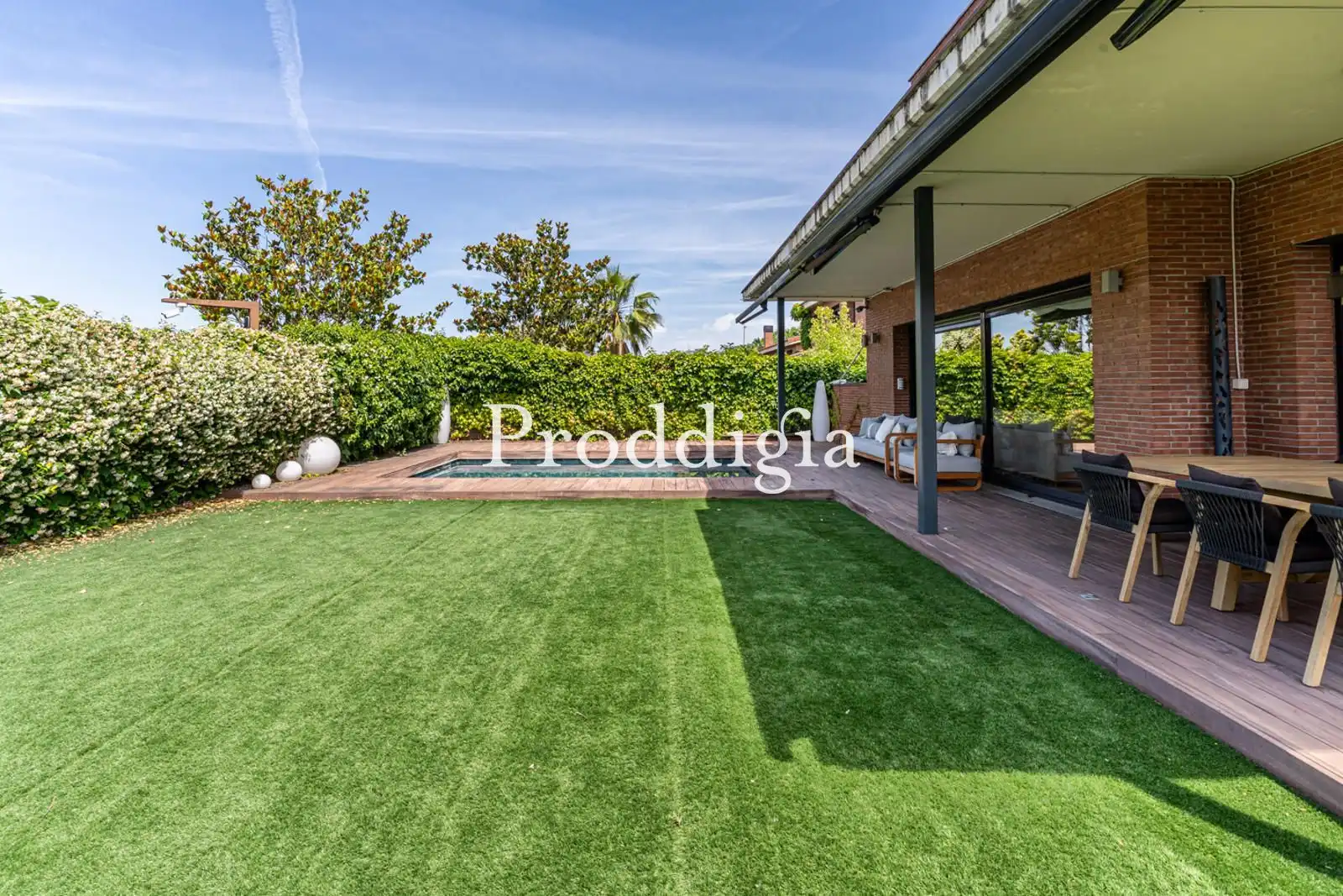 Terraza de Casa o chalet en venta en Sant Cugat del Vallès con Aire acondicionado, Calefacción y Piscina