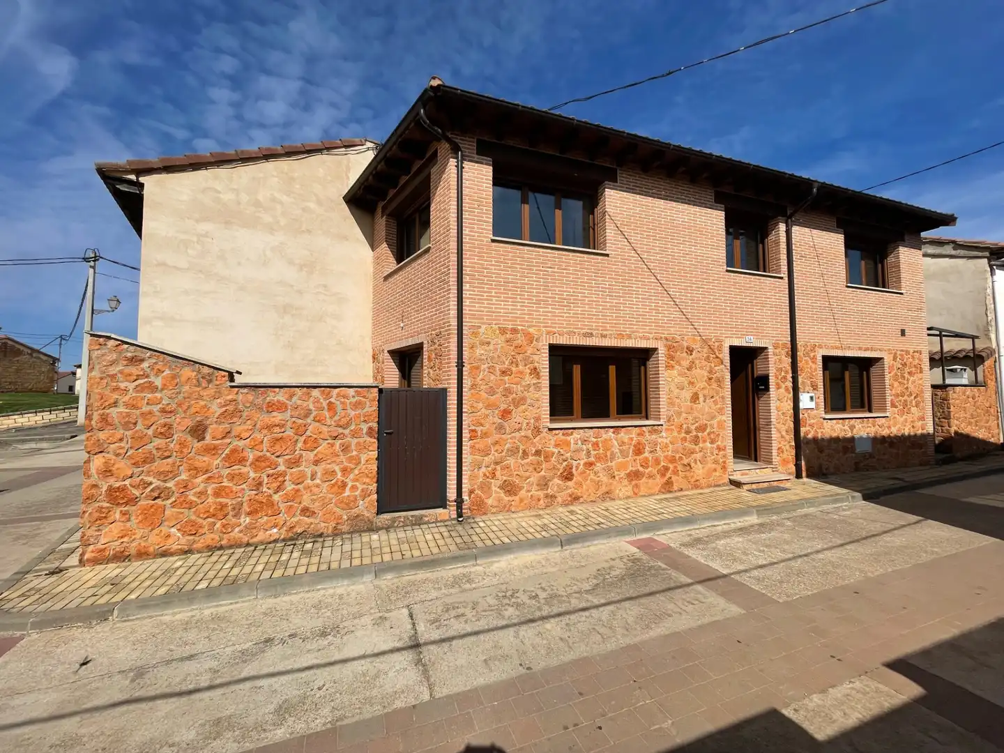 Exterior view of Detached homes for sale in Rioseco de Soria  with Heating, Parquet flooring and Storage room