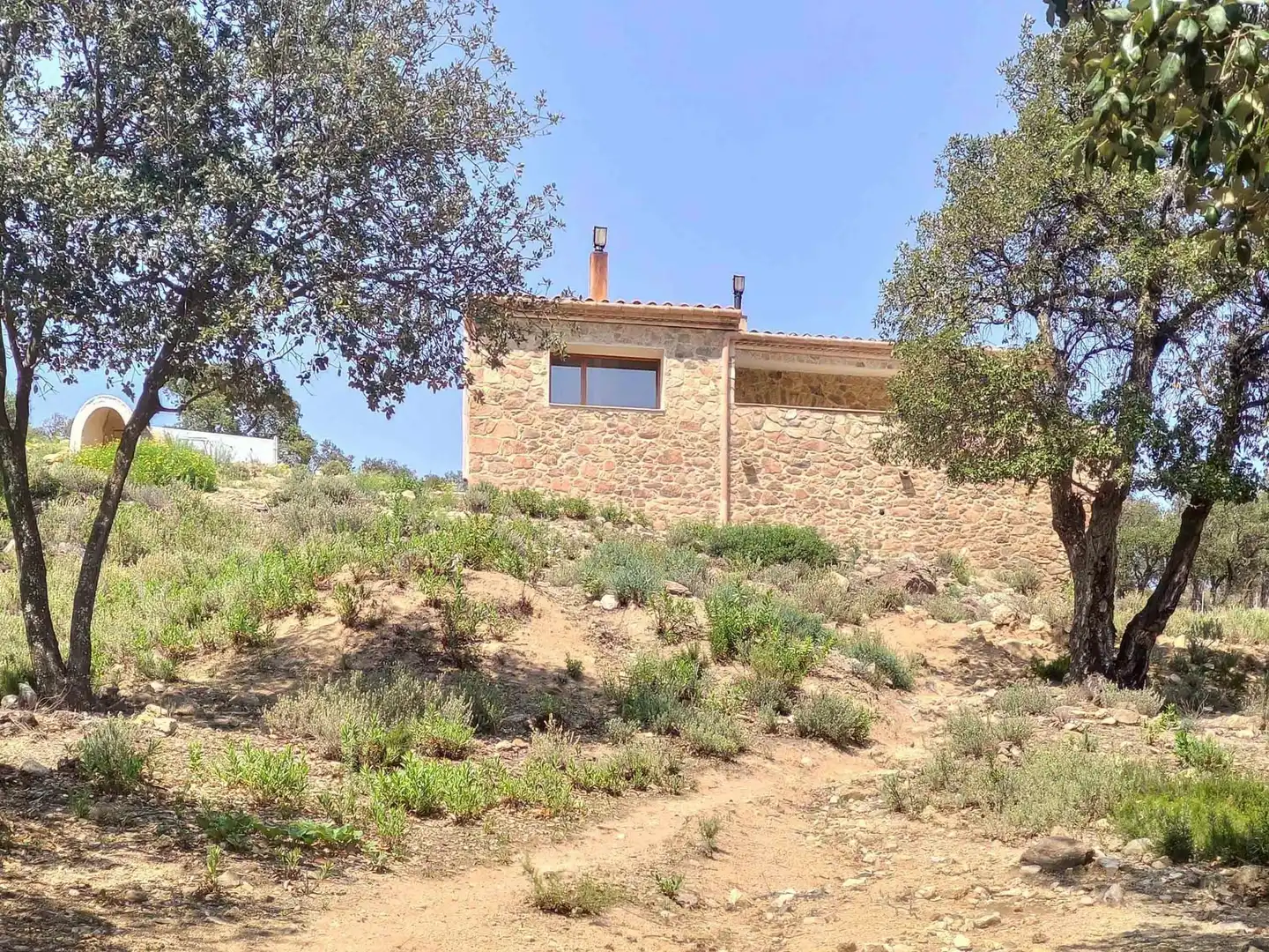 Vista exterior de Finca rústica en venda en La Jonquera amb Aire condicionat, Calefacció i Terrassa