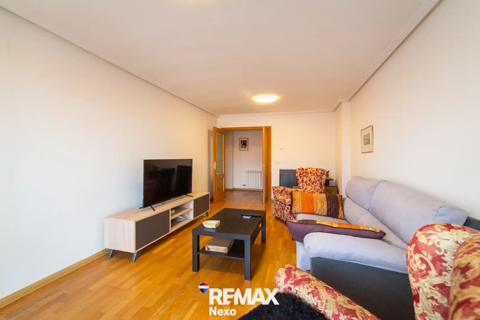 Living room of Flat for sale in Cabezón de Pisuerga  with Air Conditioner, Heating and Storage room