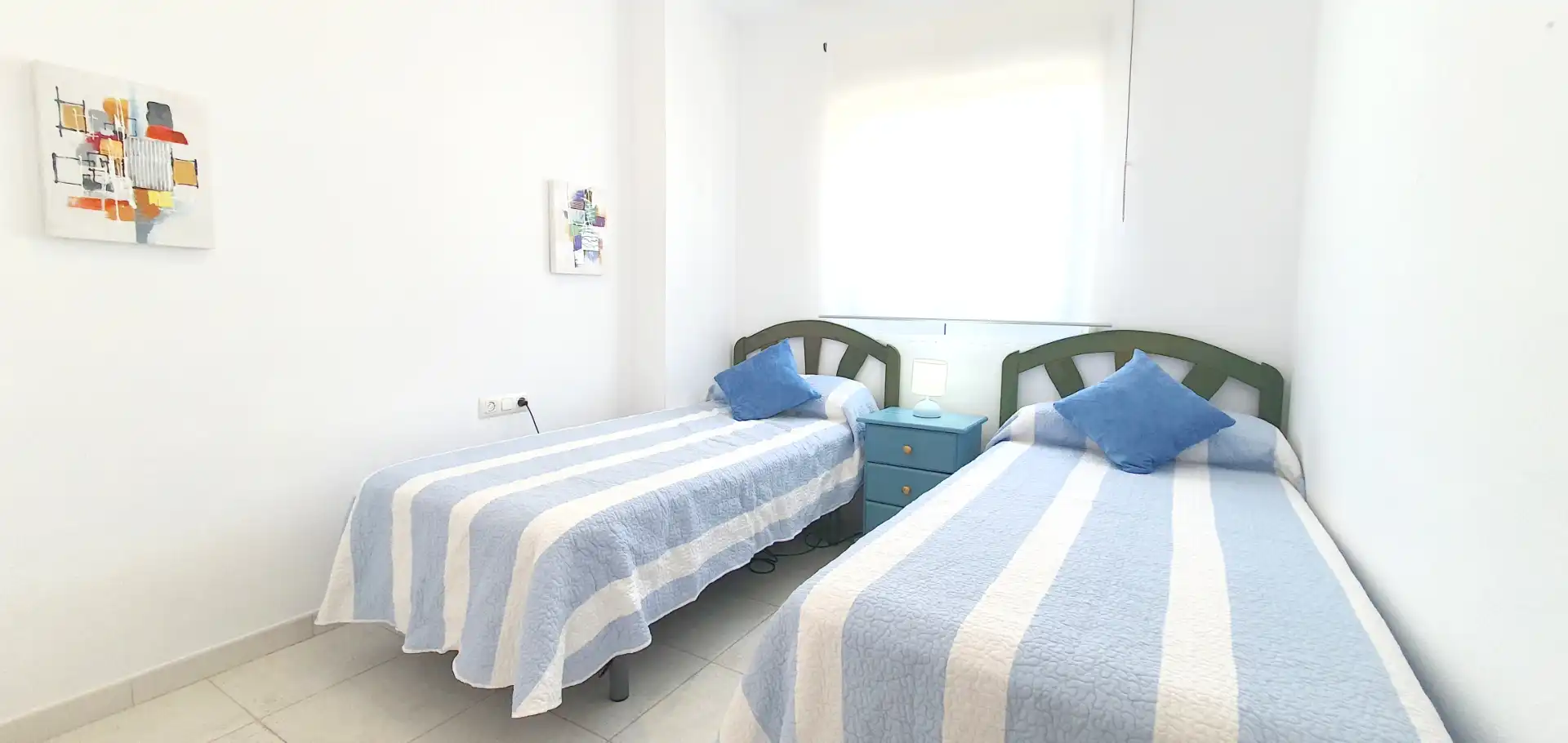 Habitación de Apartamento de alquiler en Dénia con Aire acondicionado, Calefacción y Terraza