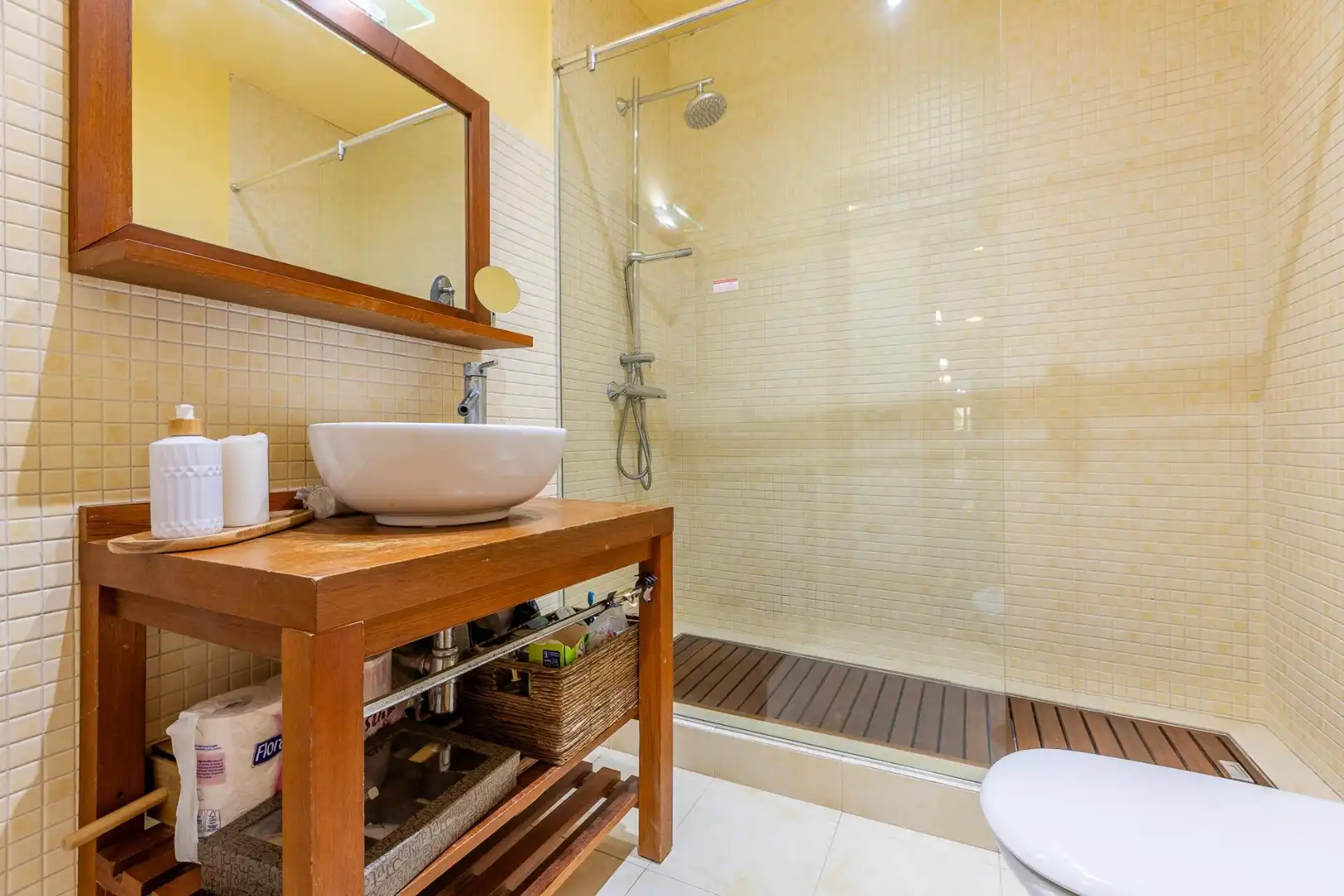 Baño de Casa o chalet en venta en O Pino  con Calefacción, Jardín privado y Terraza