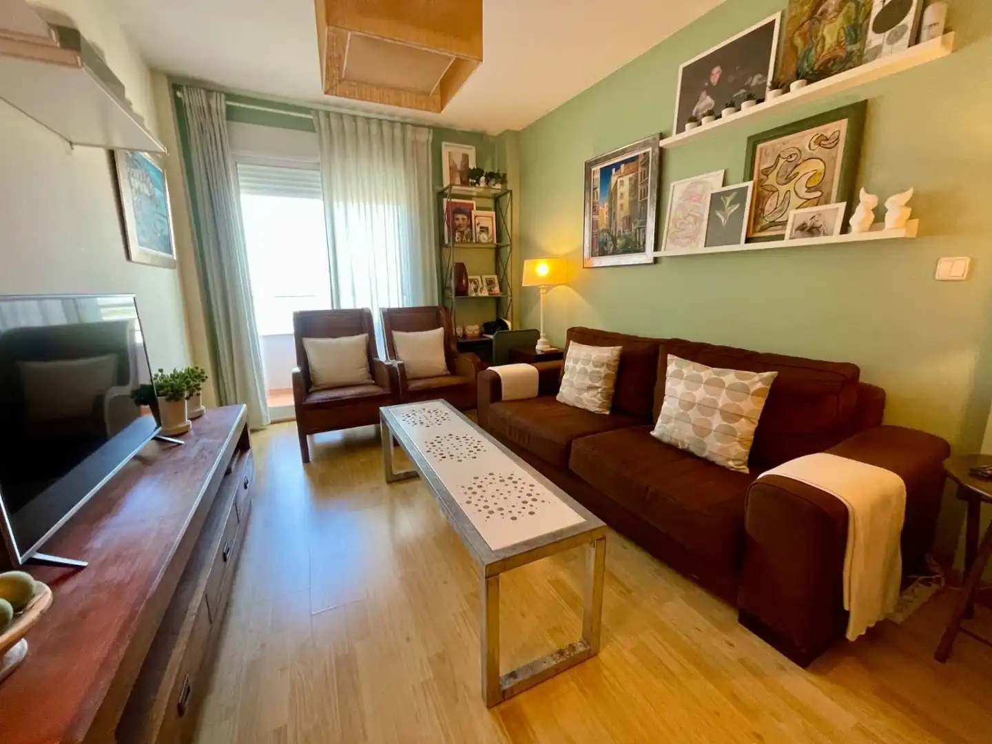 Sala de estar de Piso en venta en Murcia con Aire acondicionado, Calefacción y Trastero