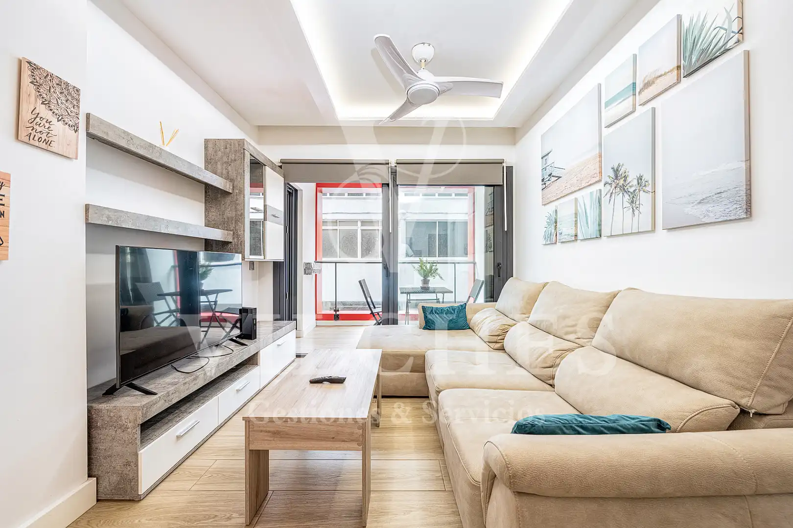Living room of Flat for rent in Las Palmas de Gran Canaria  with Furnished