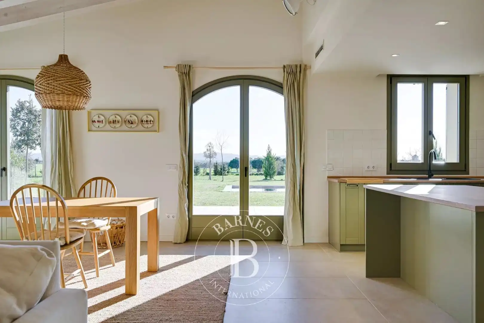 Dining room of Country homes for sale in Cassà de la Selva  with Heating, Terrace and Furnished