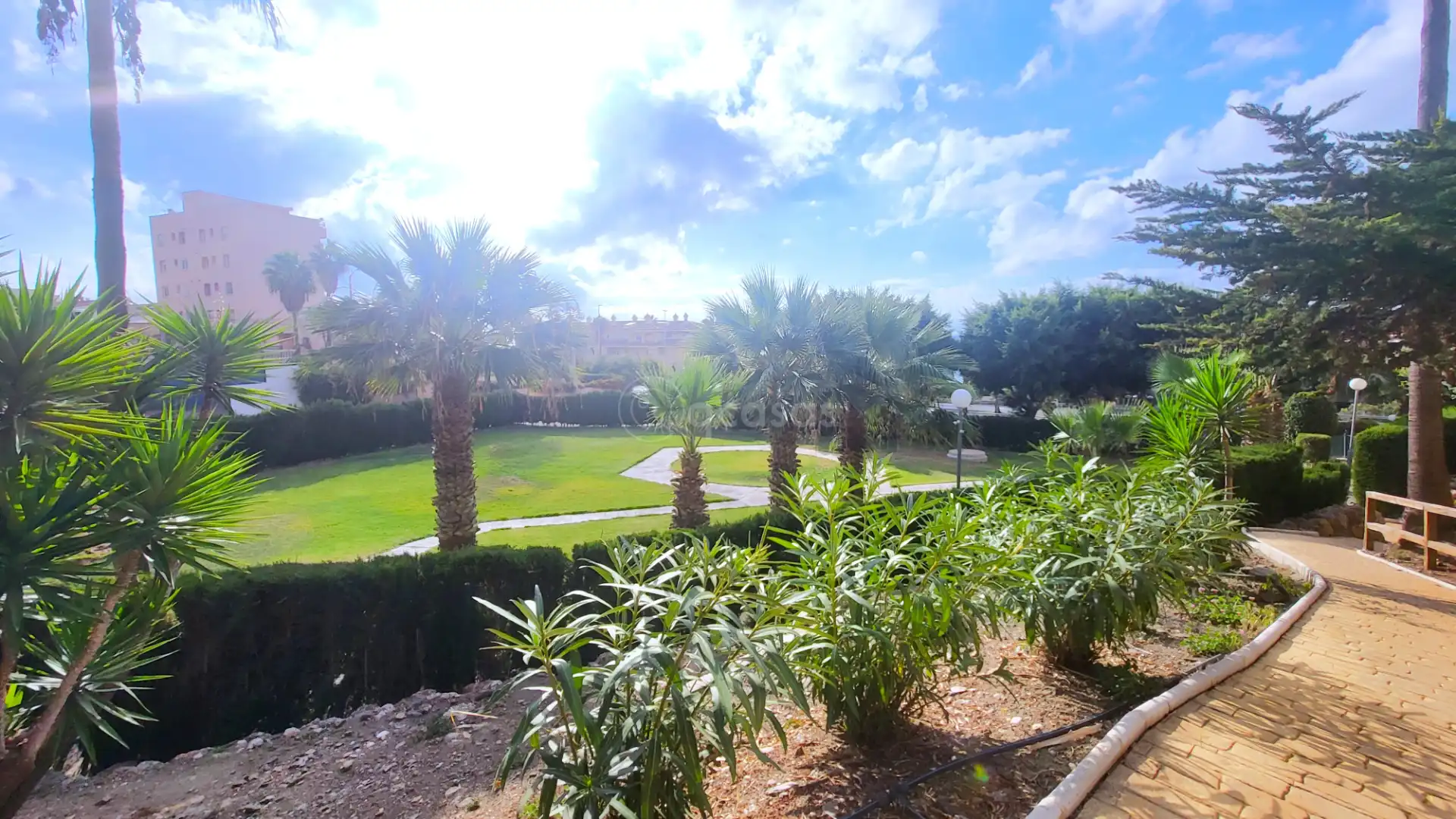 Jardín de Apartamento en venta en Torrequebrada