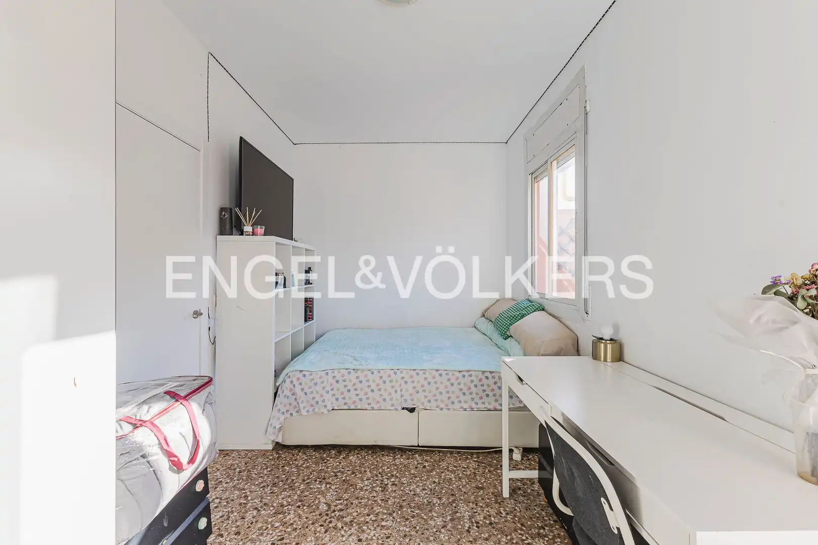 Schlafzimmer von Dachboden zum Verkauf in Barcelona mit Klimaanlage, Heizung und Terrasse
