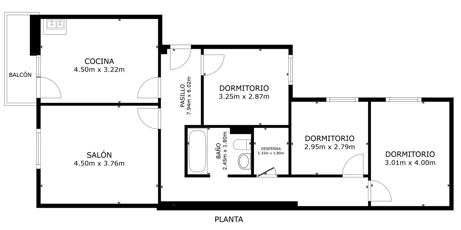 Flat for sale in Tafalla  with Heating and Balcony