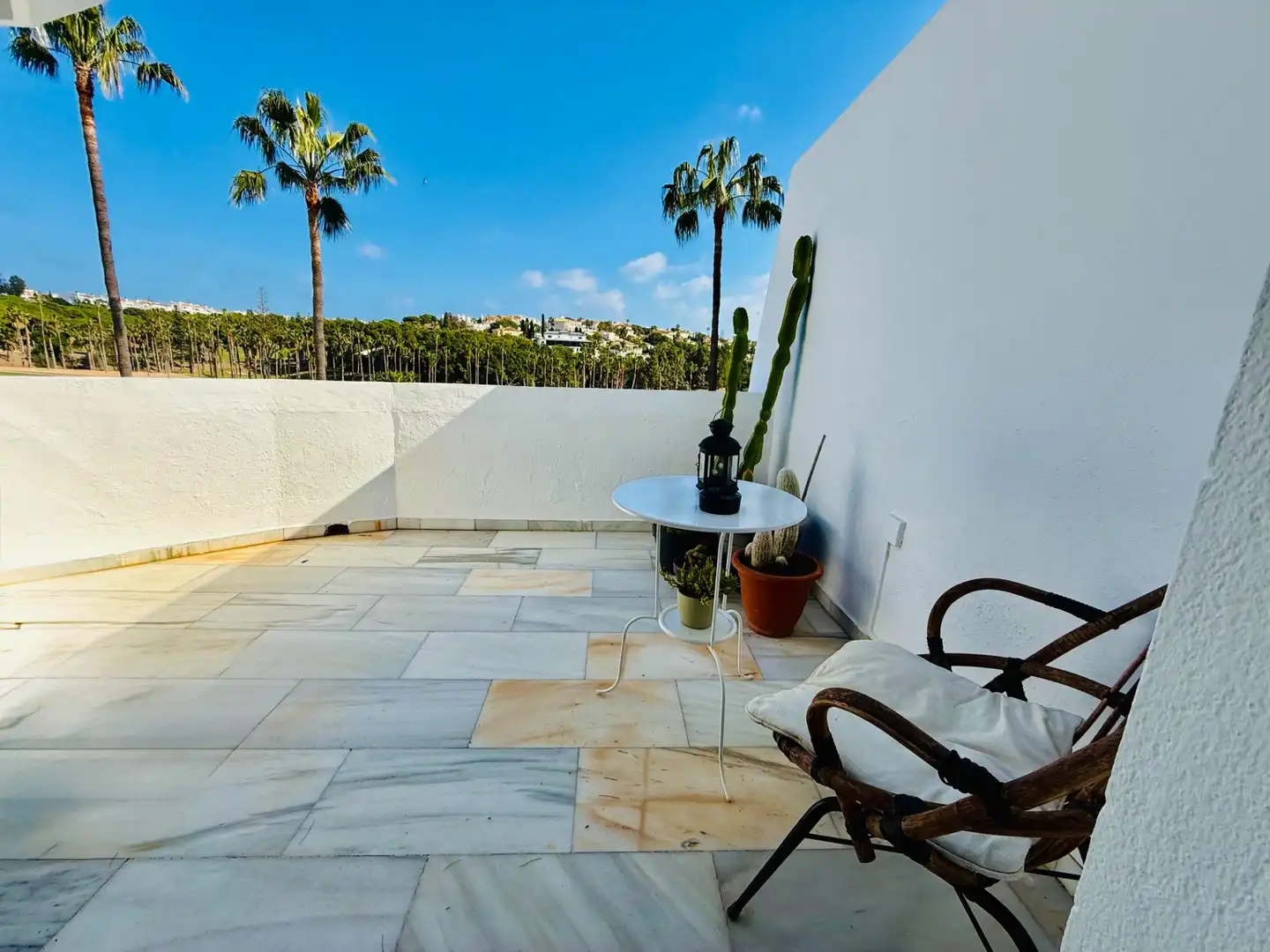 Terrassa de Casa adosada en venda en Benalmádena amb Aire condicionat, Jardí privat i Terrassa