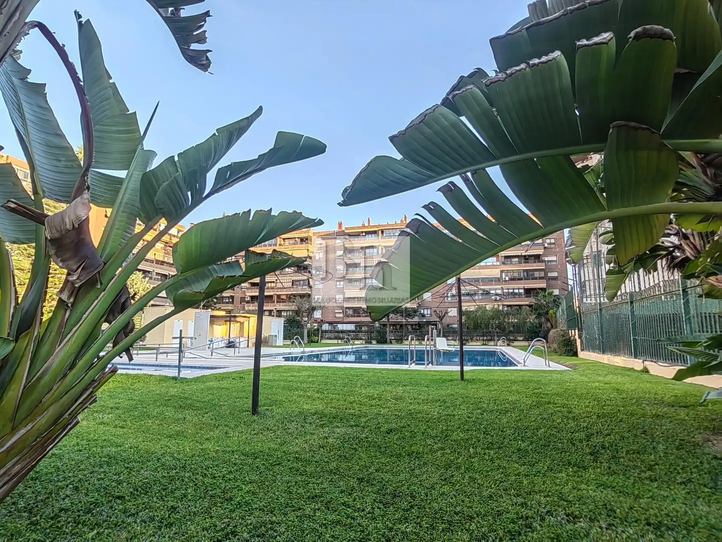 Swimming pool of Flat for sale in Málaga  with Air Conditioner, Private garden and Terrace