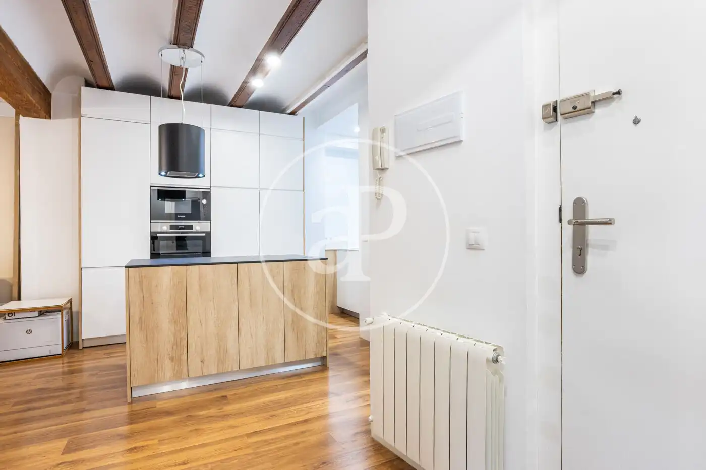 Cocina de Piso de alquiler en Valencia con Aire acondicionado, Calefacción y Amueblado