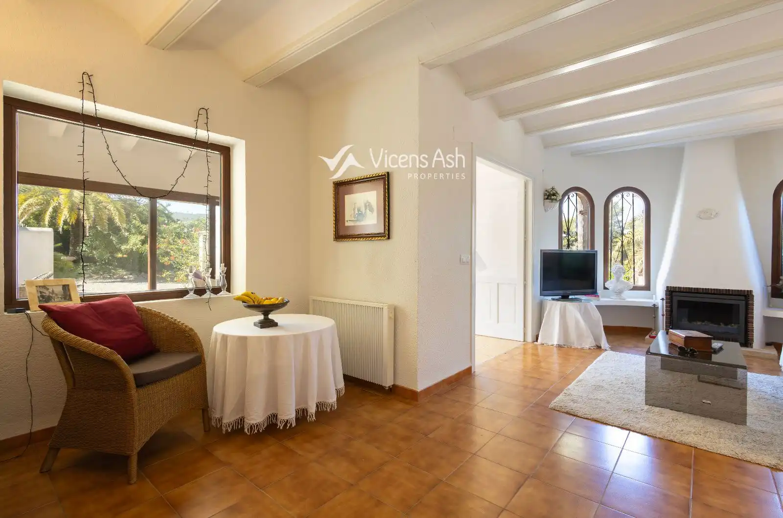 Living room of Houses for sale in Jávea / Xàbia  with Air Conditioner, Heating and Storage room