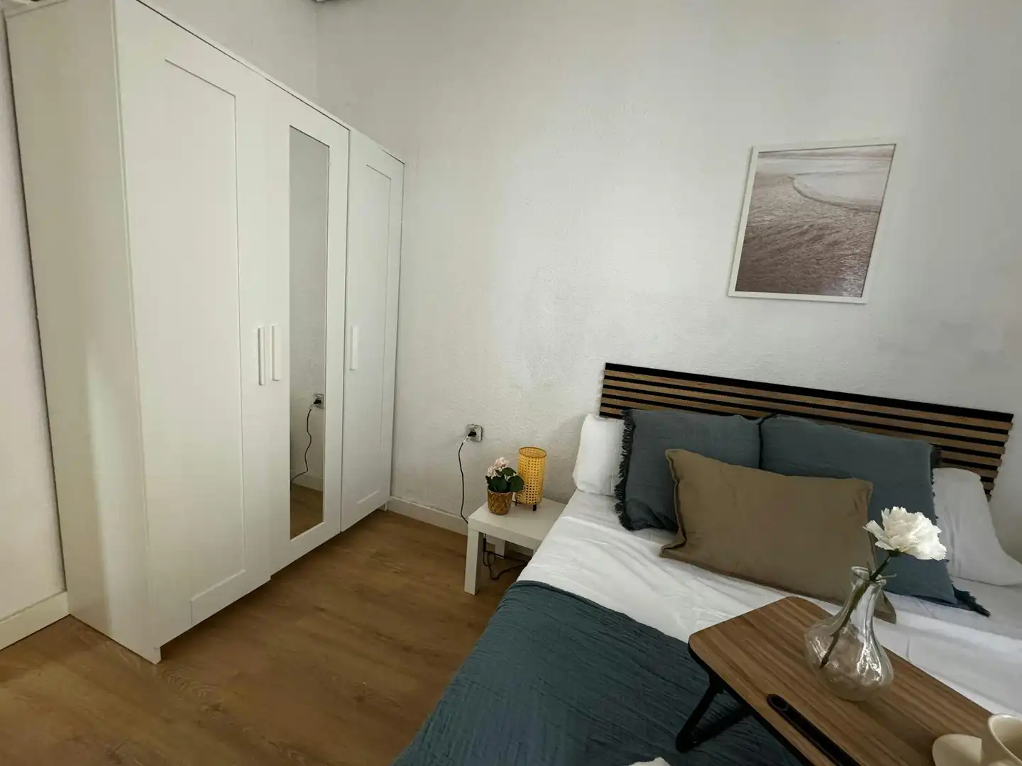 Habitación de Piso para compartir en Madrid con Aire acondicionado, Calefacción y Lavadora