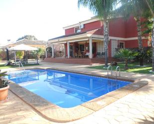 Swimming pool of House or chalet for sale in  Murcia Capital  with Air Conditioner, Heating and Private garden