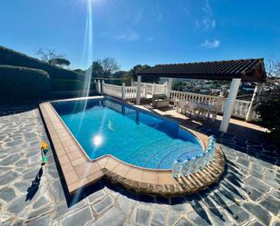 Swimming pool of Country house for sale in Maçanet de la Selva  with Air Conditioner, Terrace and Swimming Pool