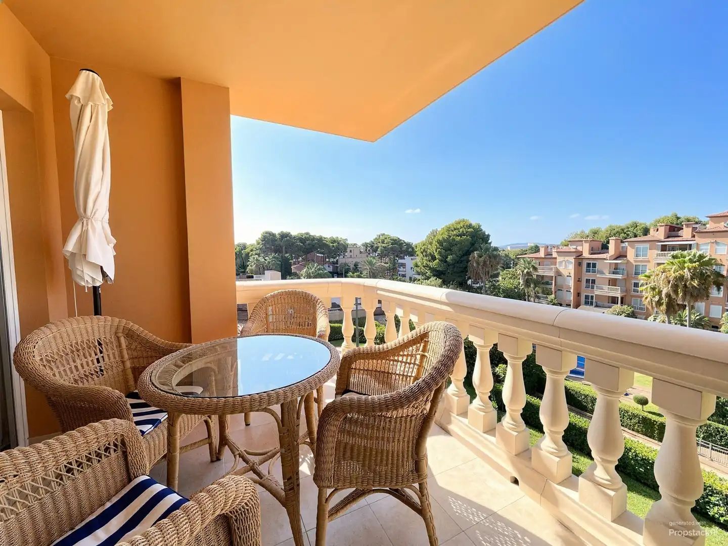 Terraza de Piso de alquiler en  Palma de Mallorca con Aire acondicionado, Piscina y Balcón