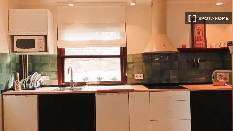 Kitchen of Flat for share in  Palma de Mallorca  with Air Conditioner, Heating and Terrace