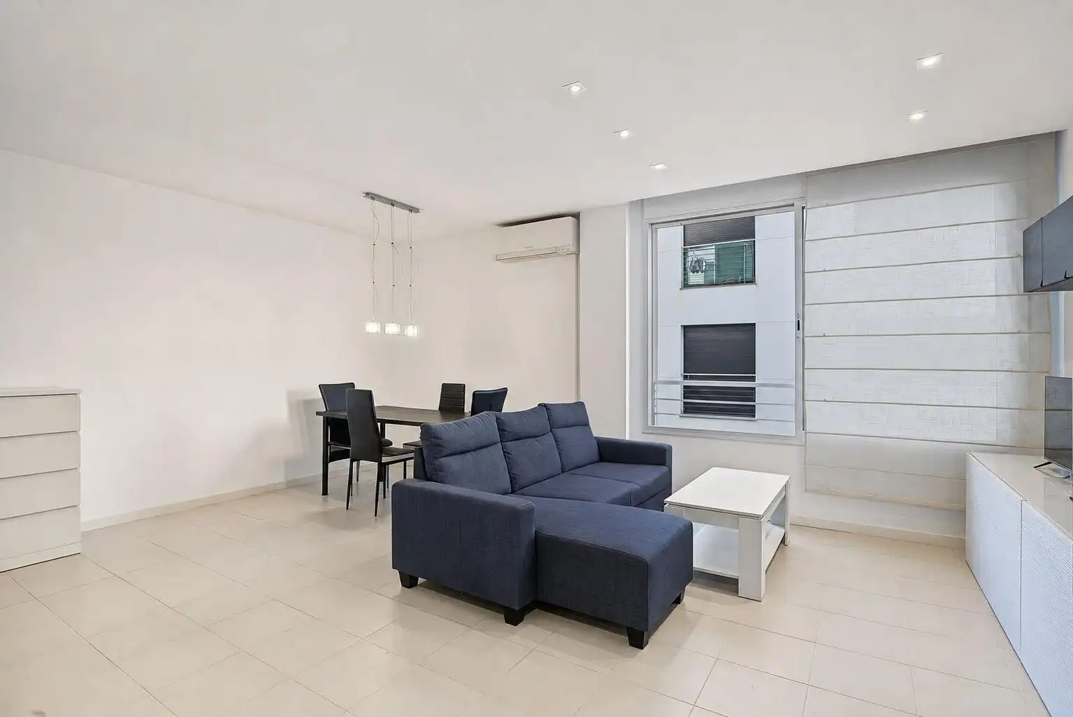 Wohnzimmer von Wohnung zum Verkauf in Terrassa mit Klimaanlage und Heizung