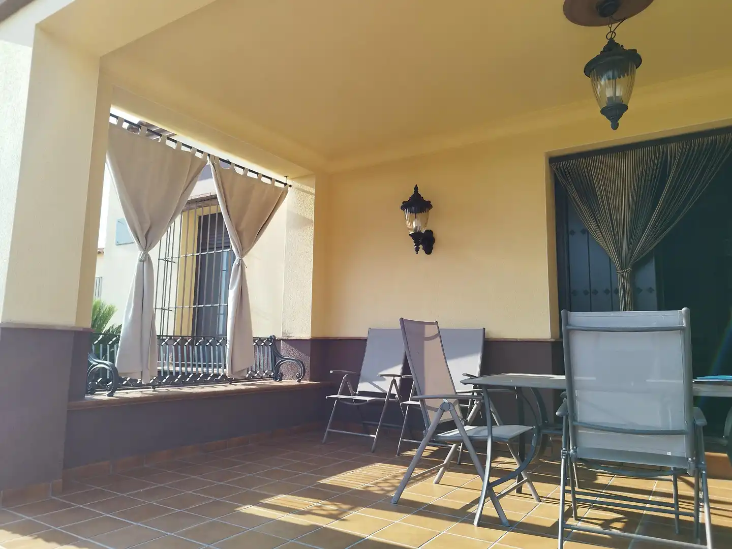 Terrassa de Finca rústica en venda en Berlanga amb Aire condicionat, Jardí privat i Piscina