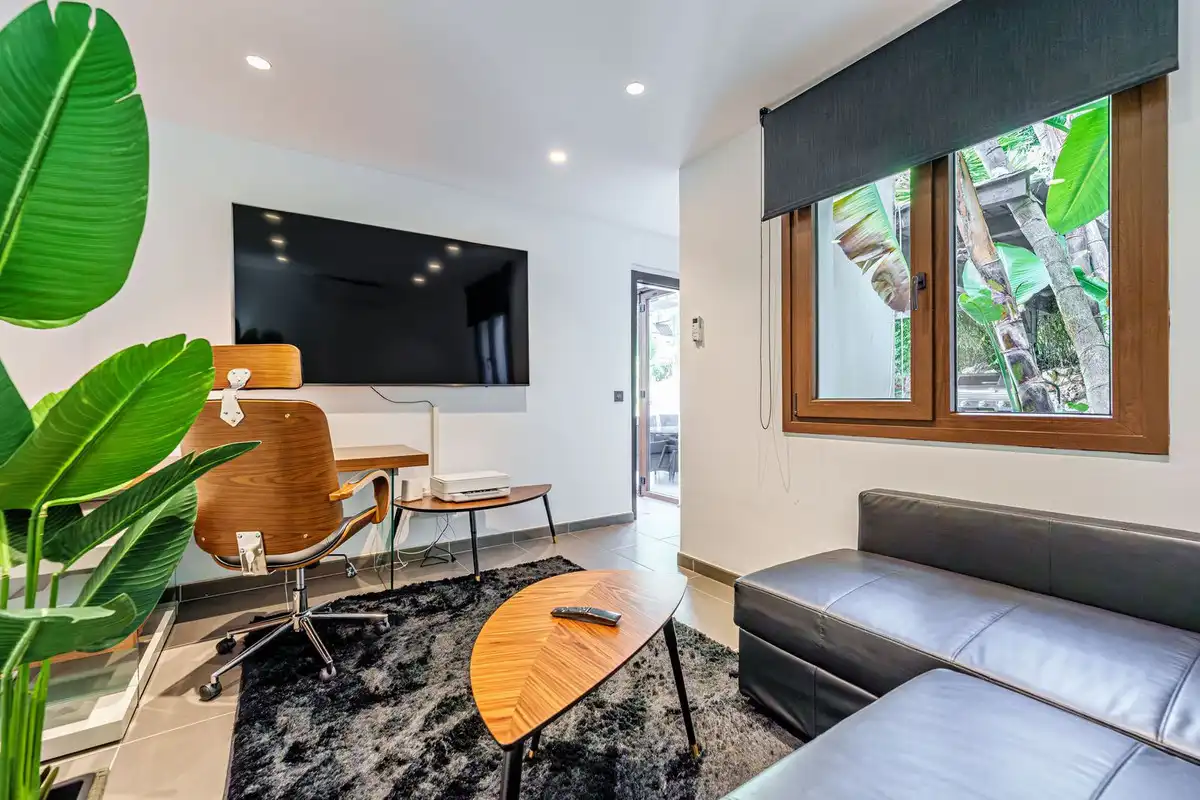 Sala de estar de Casa o chalet en venta en Marbella con Terraza y Piscina