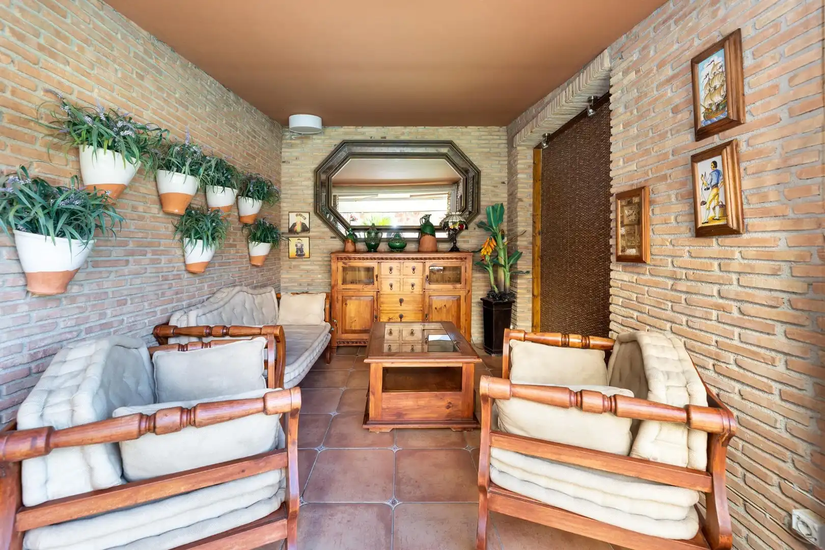 Terrassa de Casa adosada en venda en Granada amb Aire condicionat, Calefacció i Jardí privat