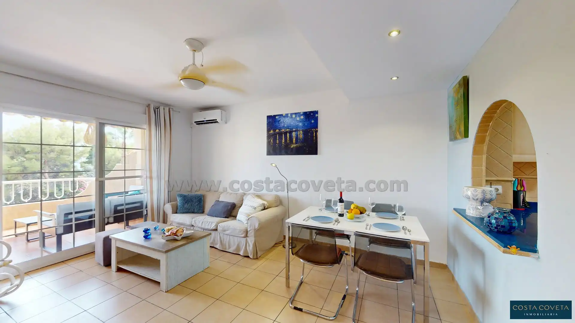 Living room of Apartments for sale in El Campello  with Air Conditioner, Terrace and Swimming Pool