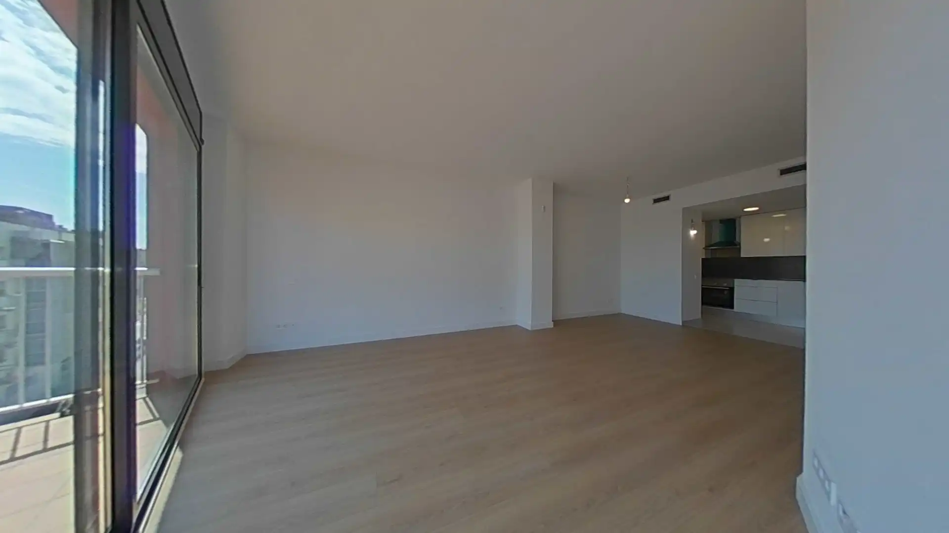 Sala de estar de Piso en venta en Badalona con Parquet