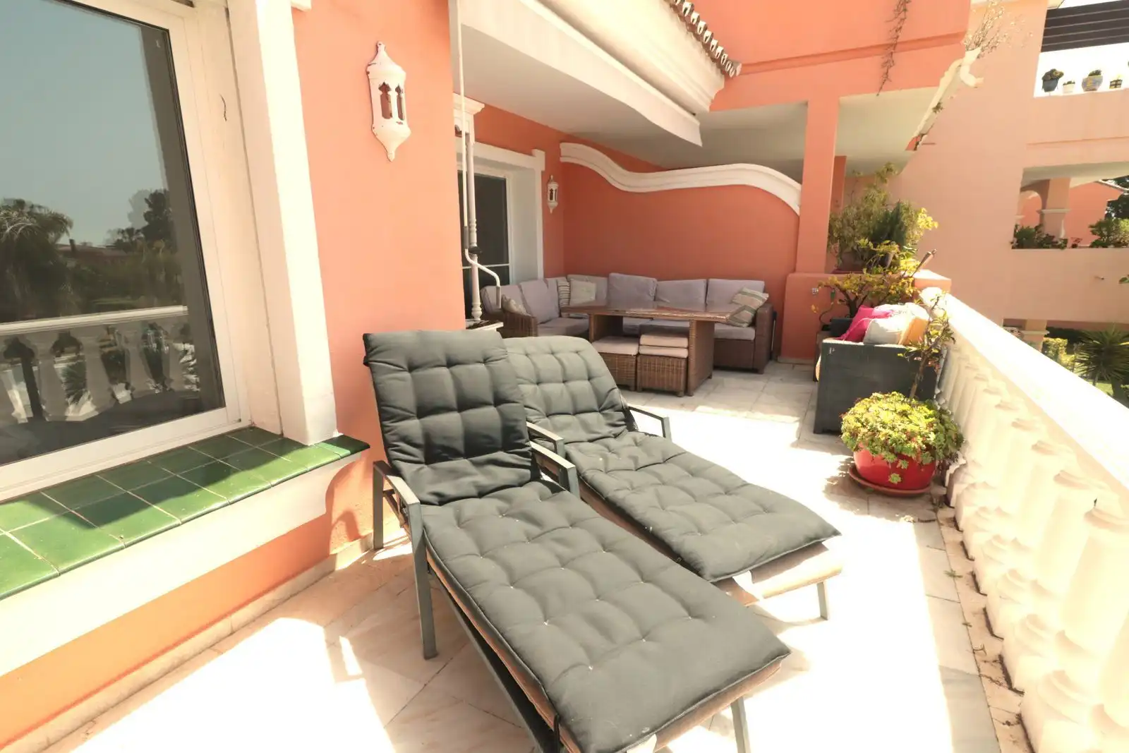 Terraza de Piso en venta en Estepona con Aire acondicionado, Terraza y Amueblado