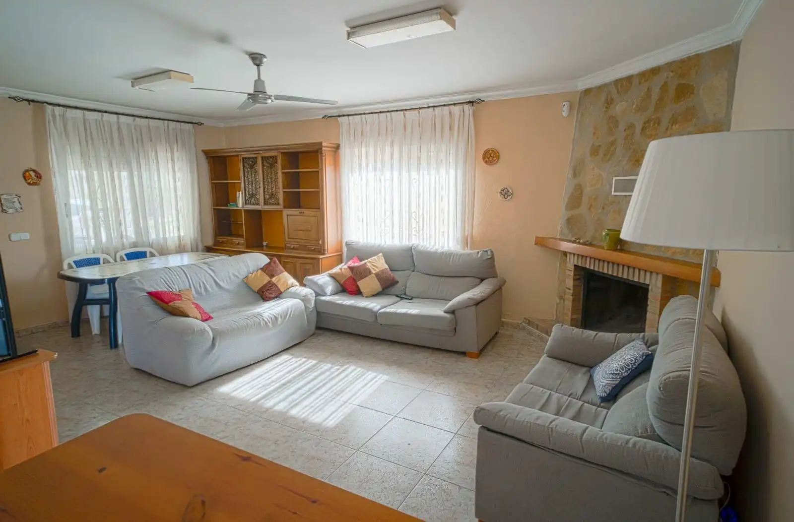 Sala de estar de Casa o chalet en venta en Xàtiva con Jardín privado, Terraza y Trastero