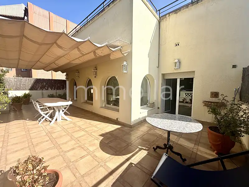 Terrace of Attic for rent in Barcelona  with Air Conditioner, Heating and Parquet flooring