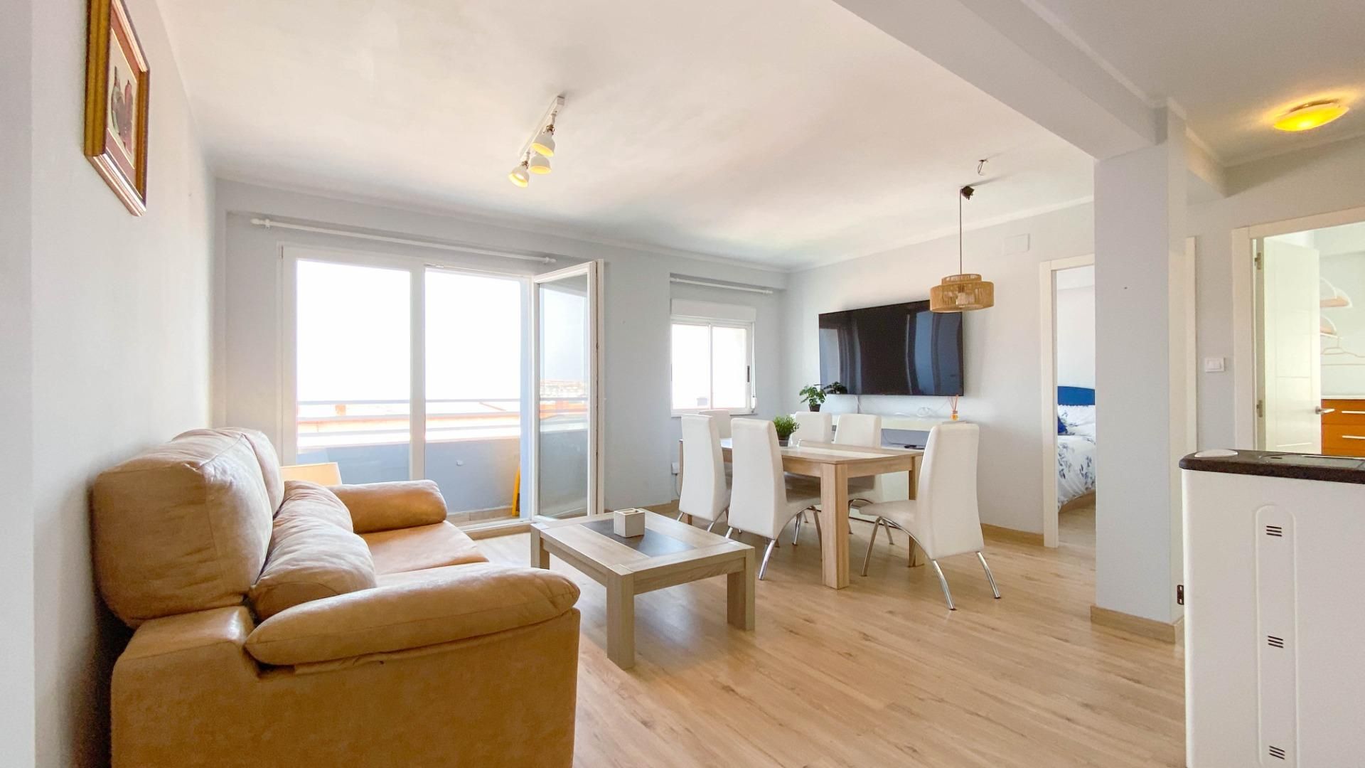 Living room of Apartment to rent in Santander  with Heating