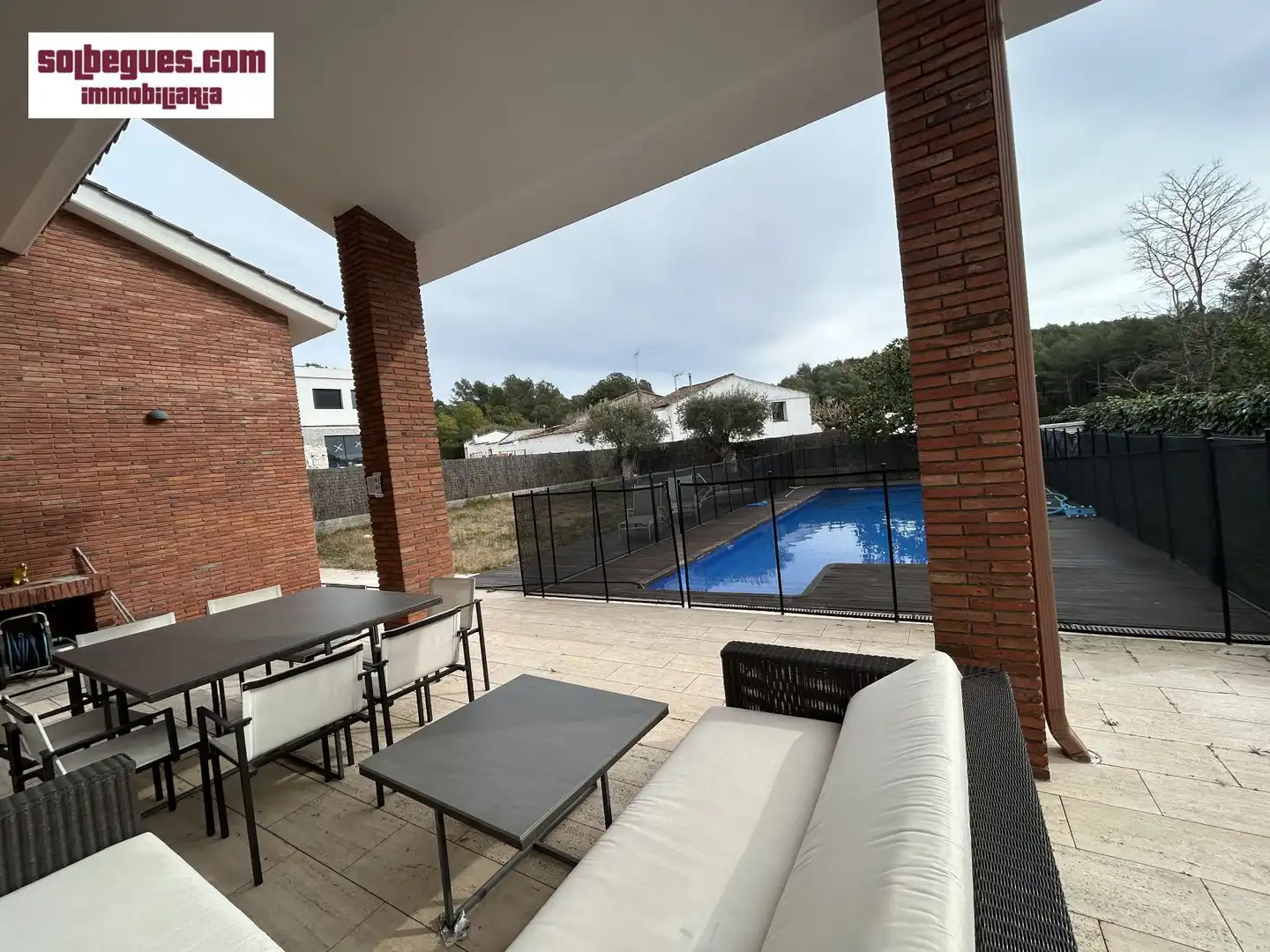 Terrassa de Casa o xalet de lloguer en Begues amb Aire condicionat, Calefacció i Jardí privat