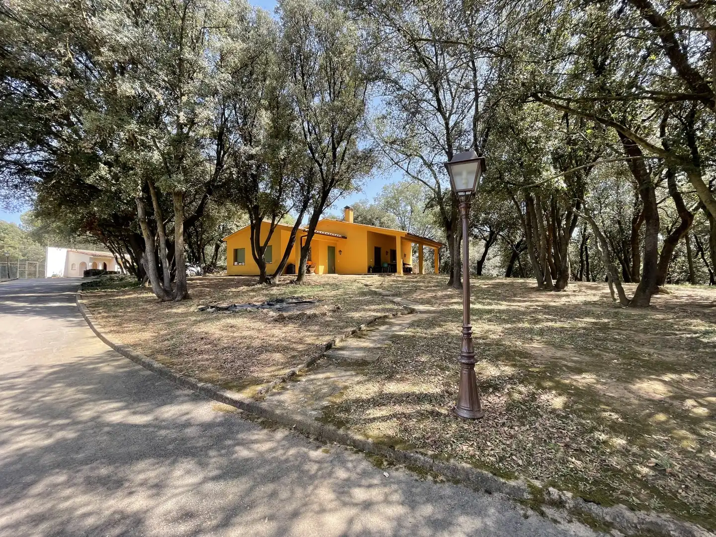 Vista exterior de Finca rústica en venta en Cornellà del Terri con Trastero y Piscina