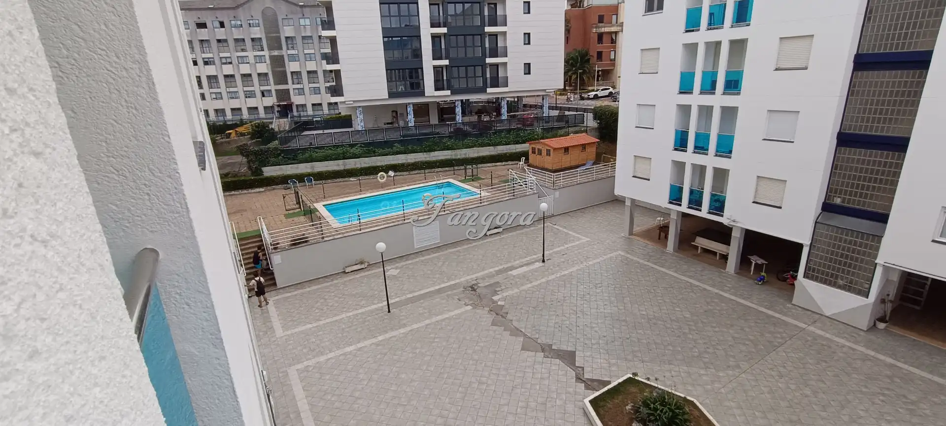 Schwimmbecken von Wohnung zur Miete in Castro-Urdiales mit Heizung, Terrasse und Möbliert