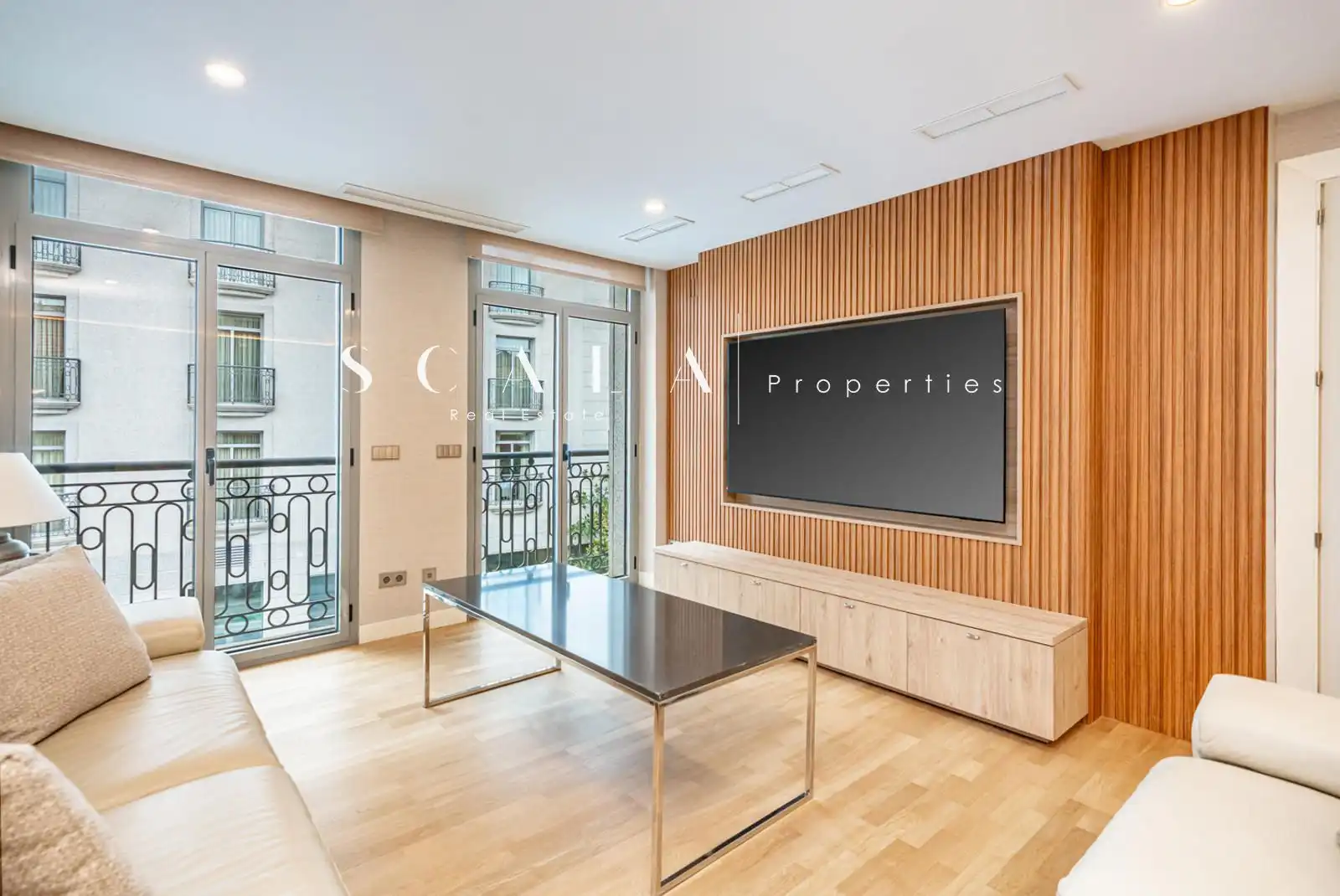 Wohnzimmer von Maisonette zur Miete in Madrid mit Klimaanlage, Heizung und Terrasse