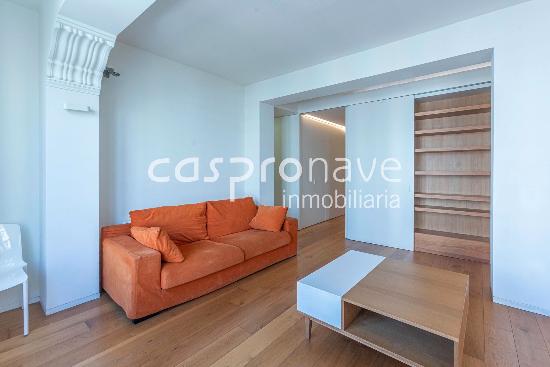 Living room of Flat for sale in Castellón de la Plana / Castelló de la Plana  with Heating and Parquet flooring