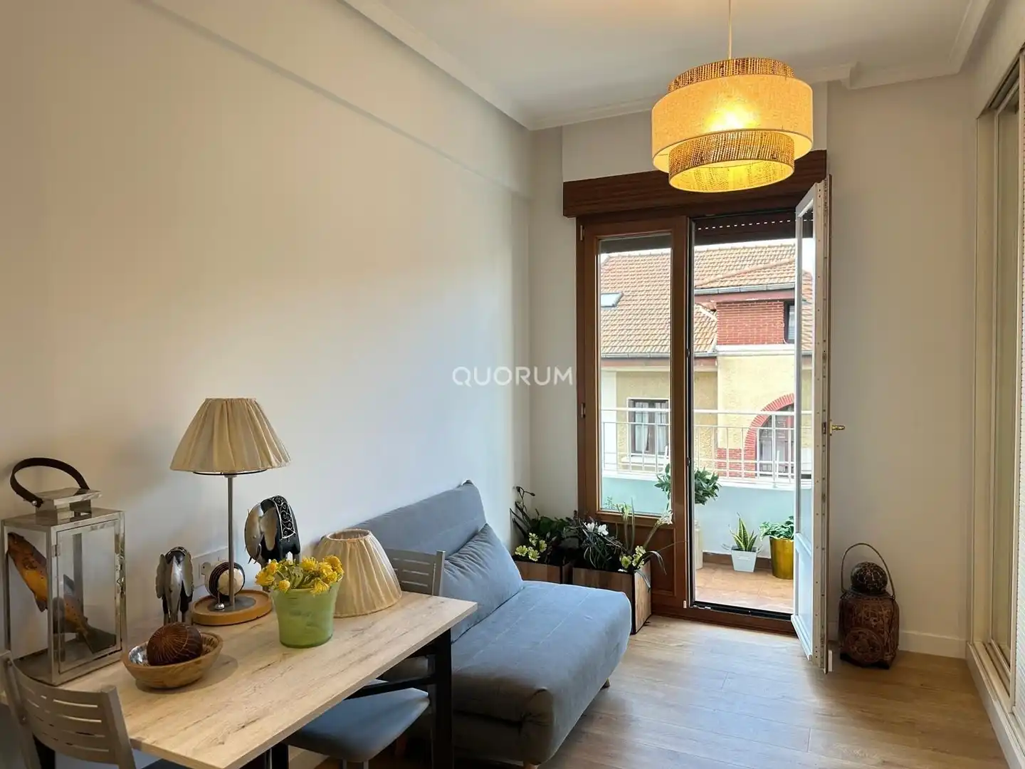 Sala de estar de Piso en venta en Getxo  con Calefacción, Terraza y Amueblado