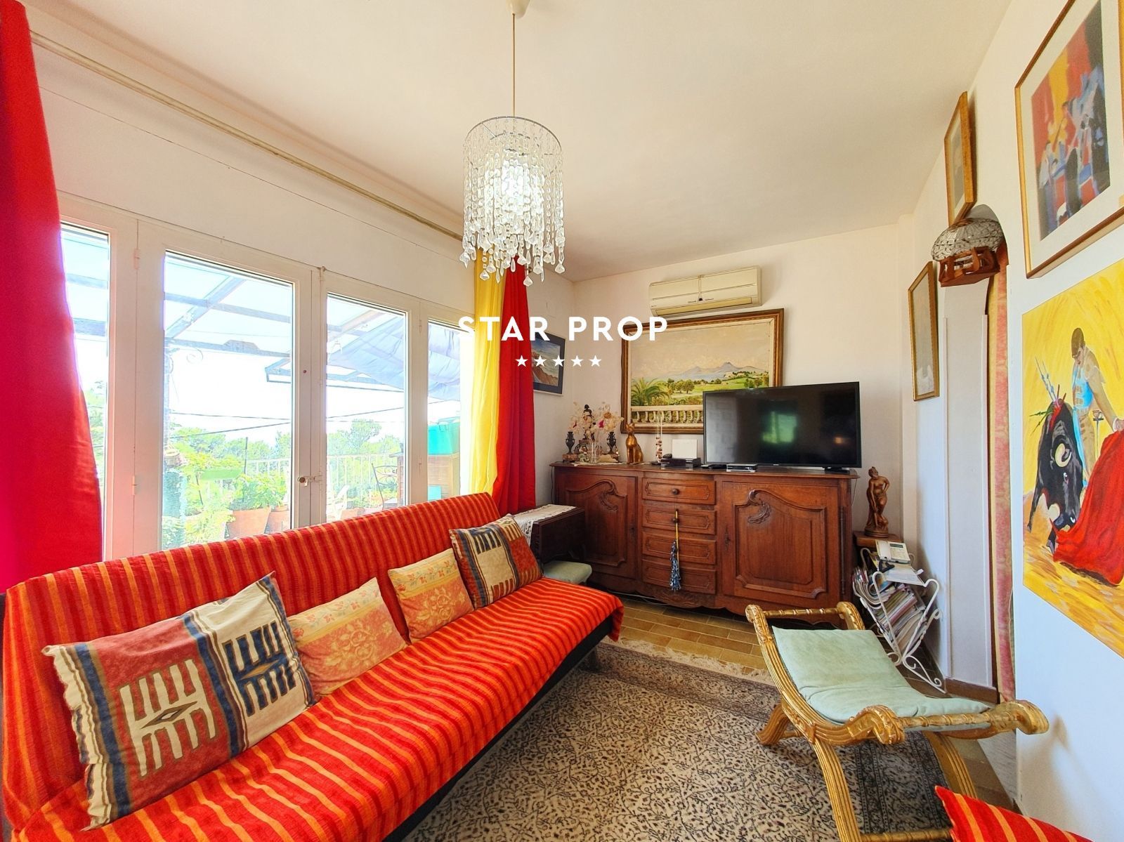 Living room of House or chalet for sale in Llançà  with Air Conditioner, Heating and Terrace